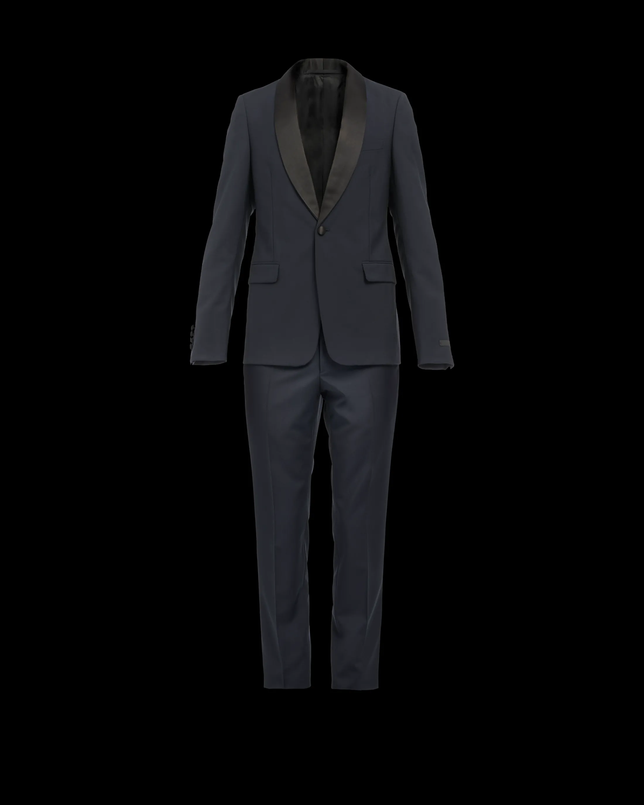 Prada Wool and mohair tuxedo Blue/black Shop