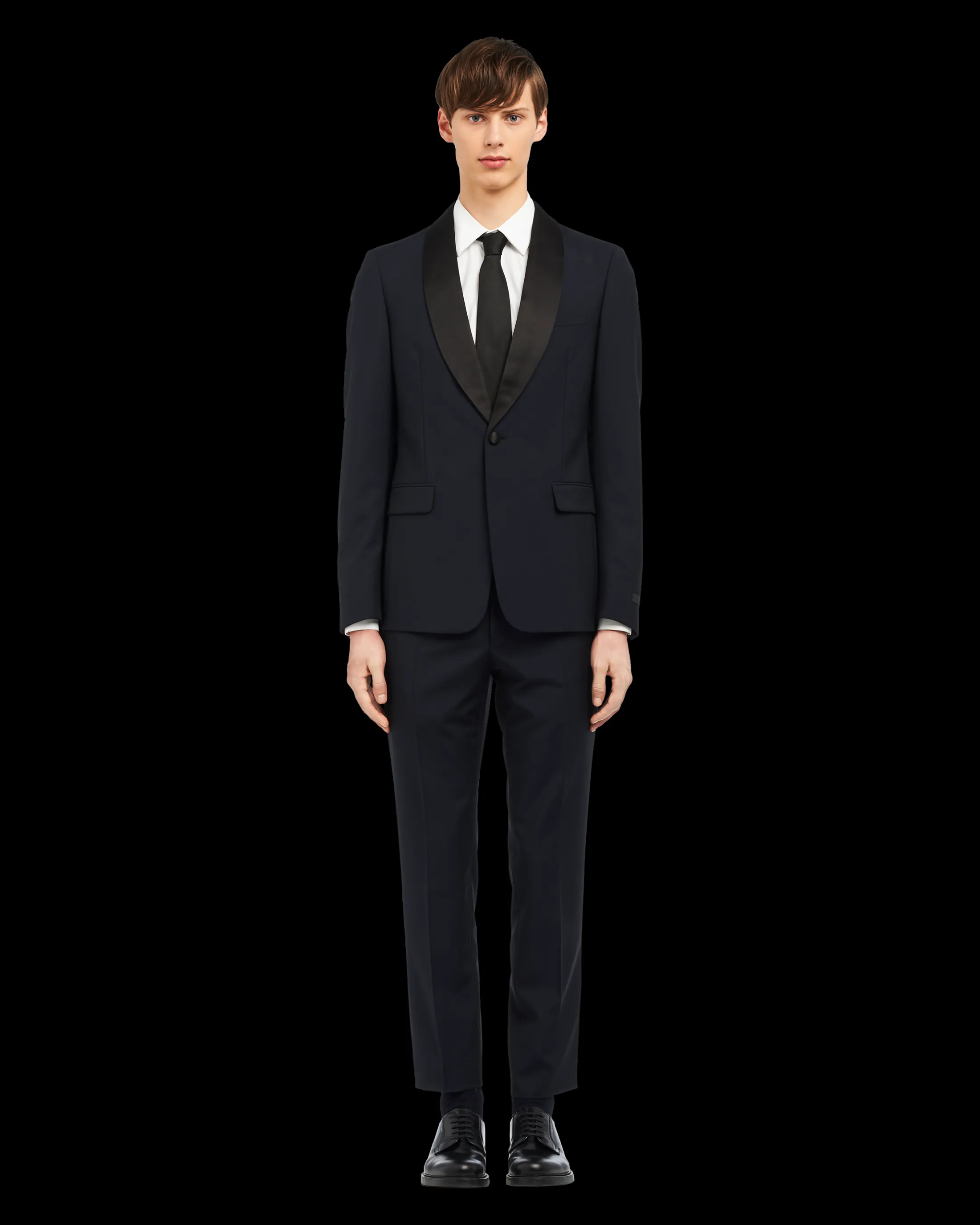 Prada Wool and mohair tuxedo Blue/black Shop