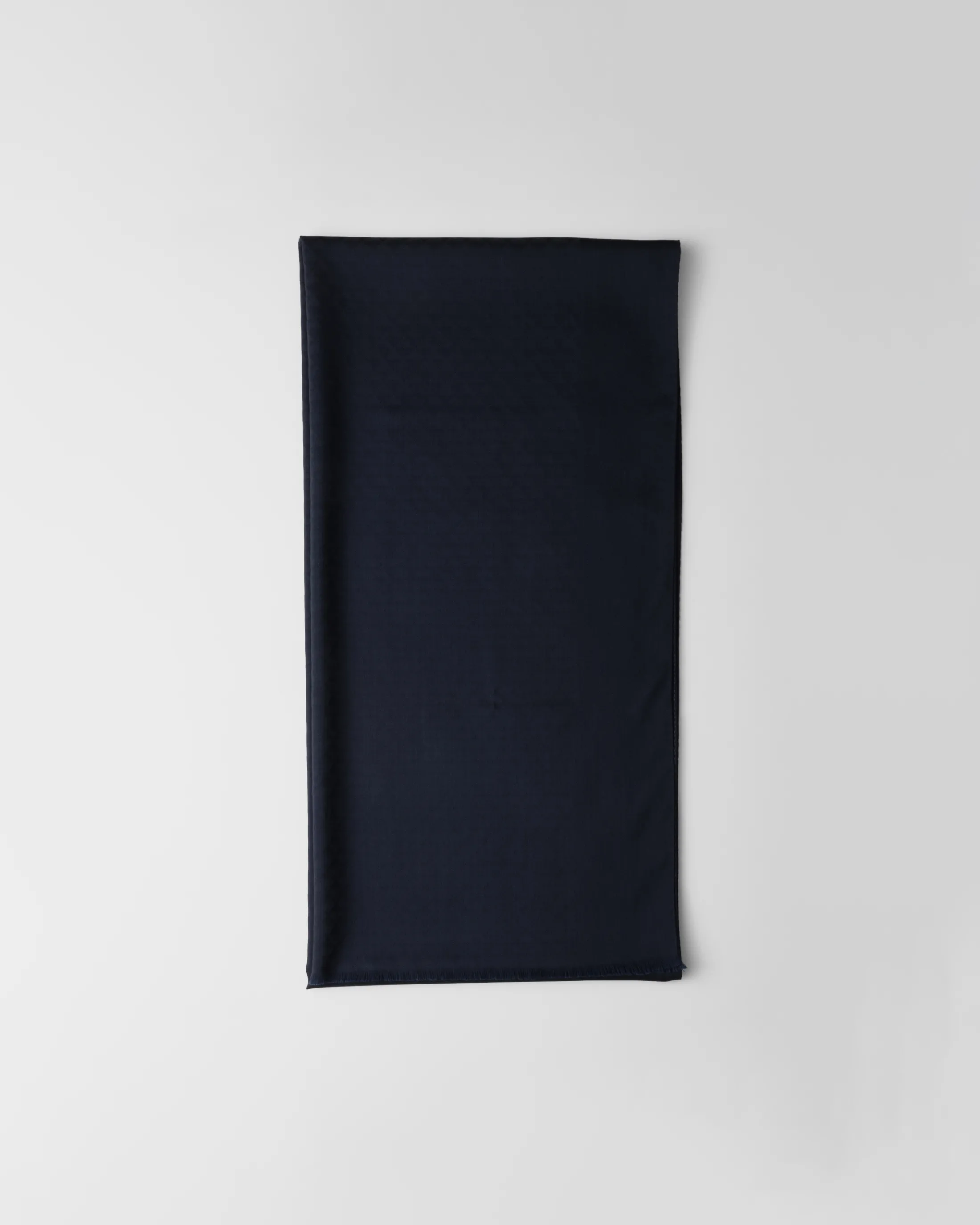 Prada Wool and silk scarf Navy Online