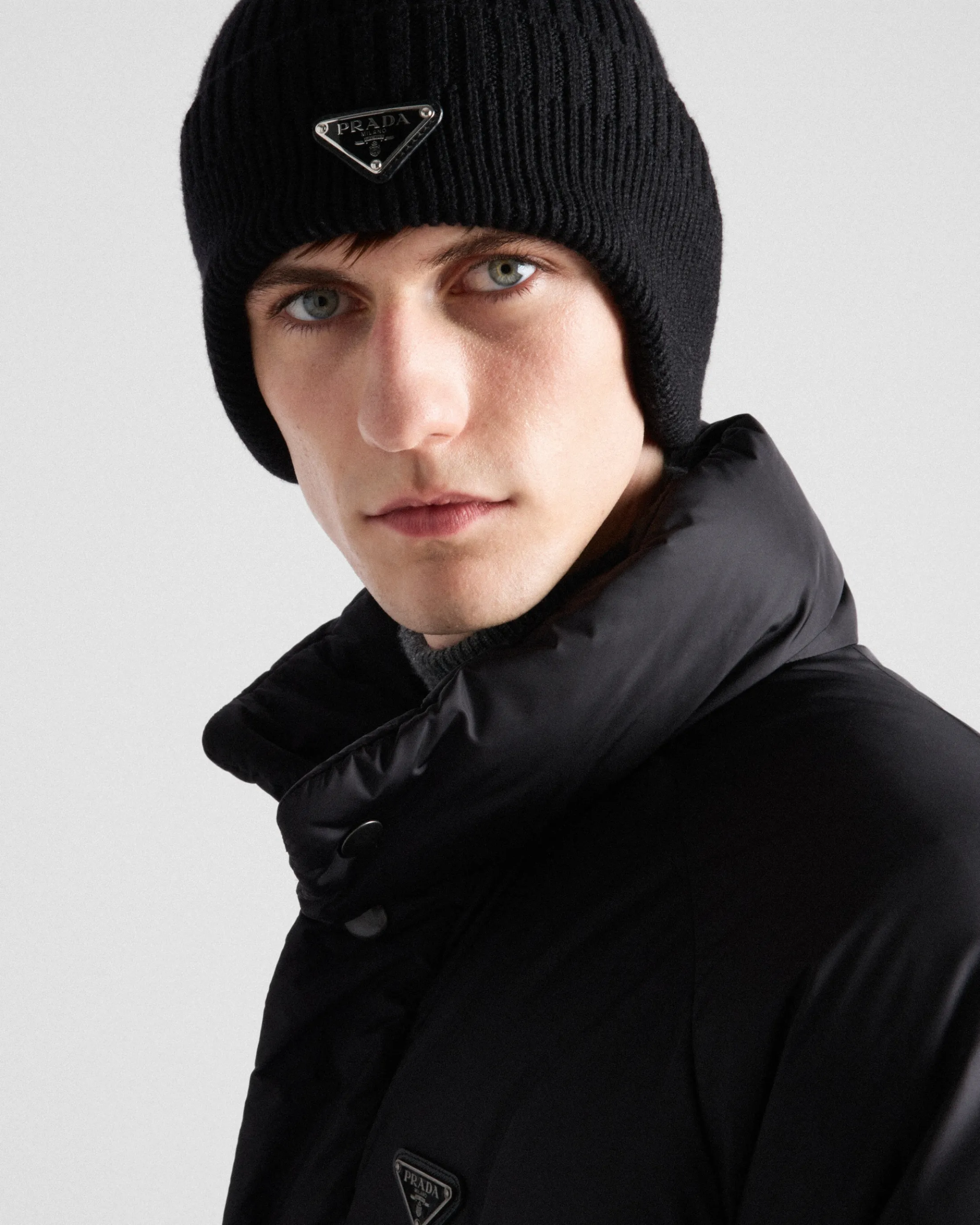 Prada Wool beanie Black Cheap