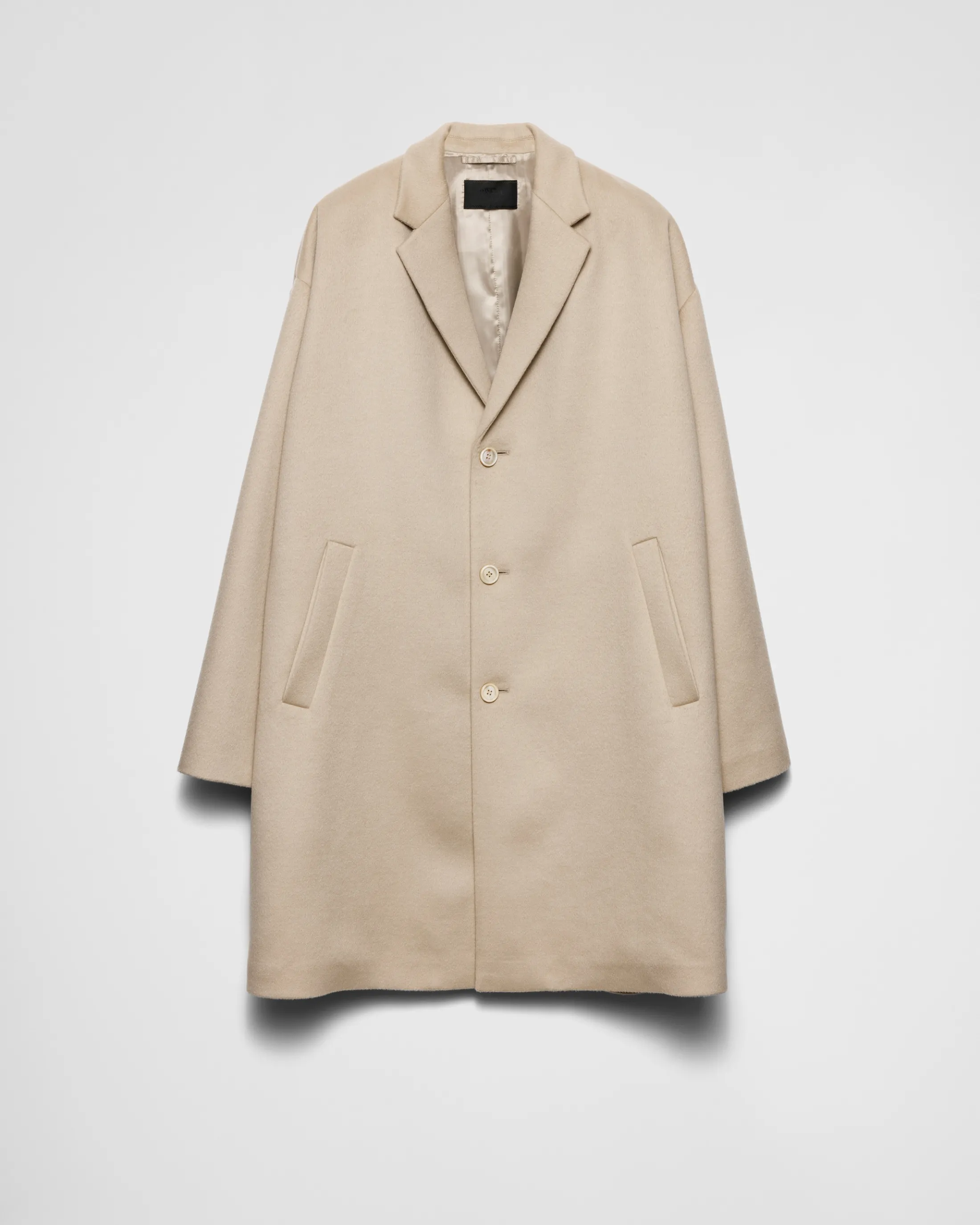 Prada Wool blend coat Limestone Fashion