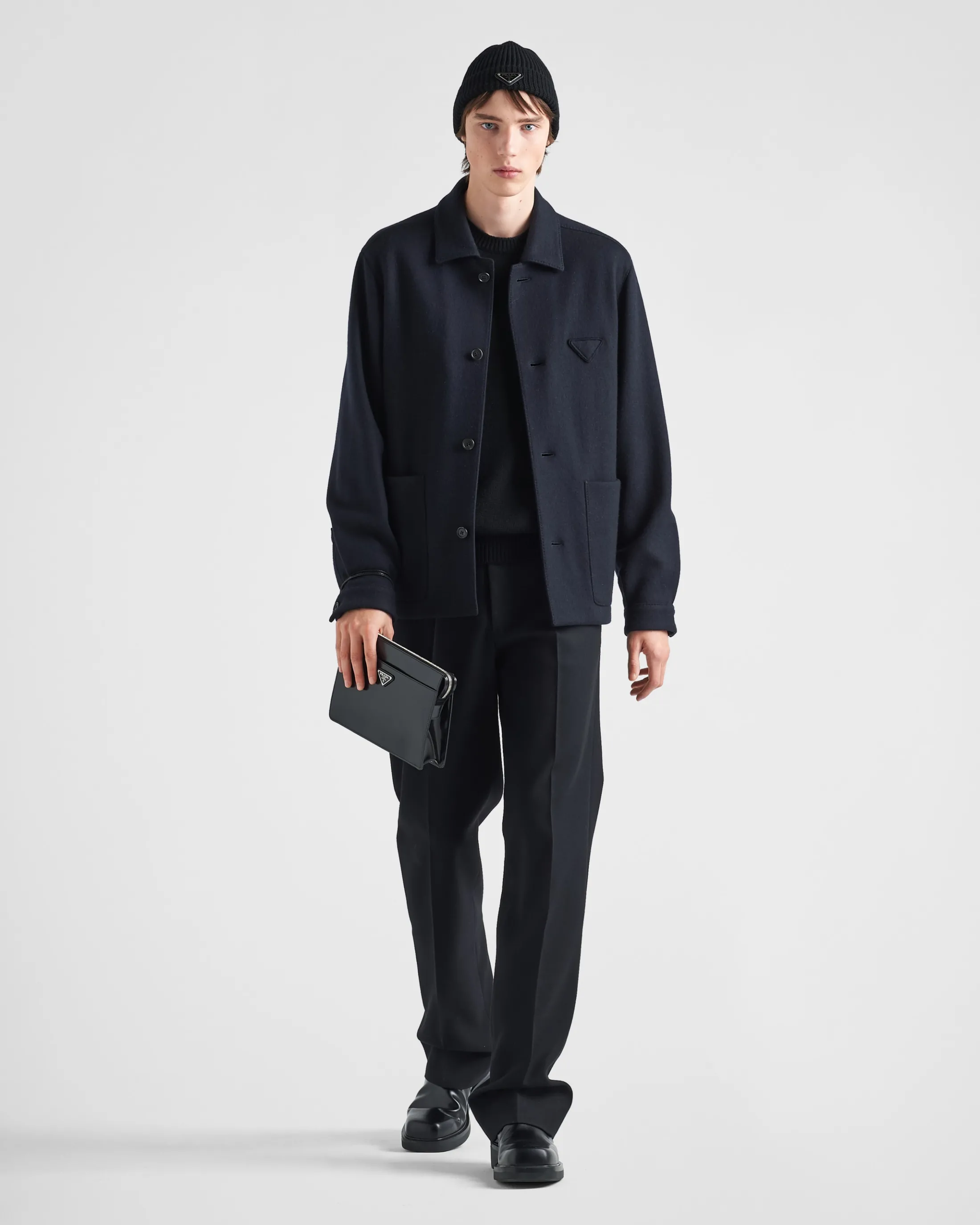 Prada Wool blend jacket Navy Online