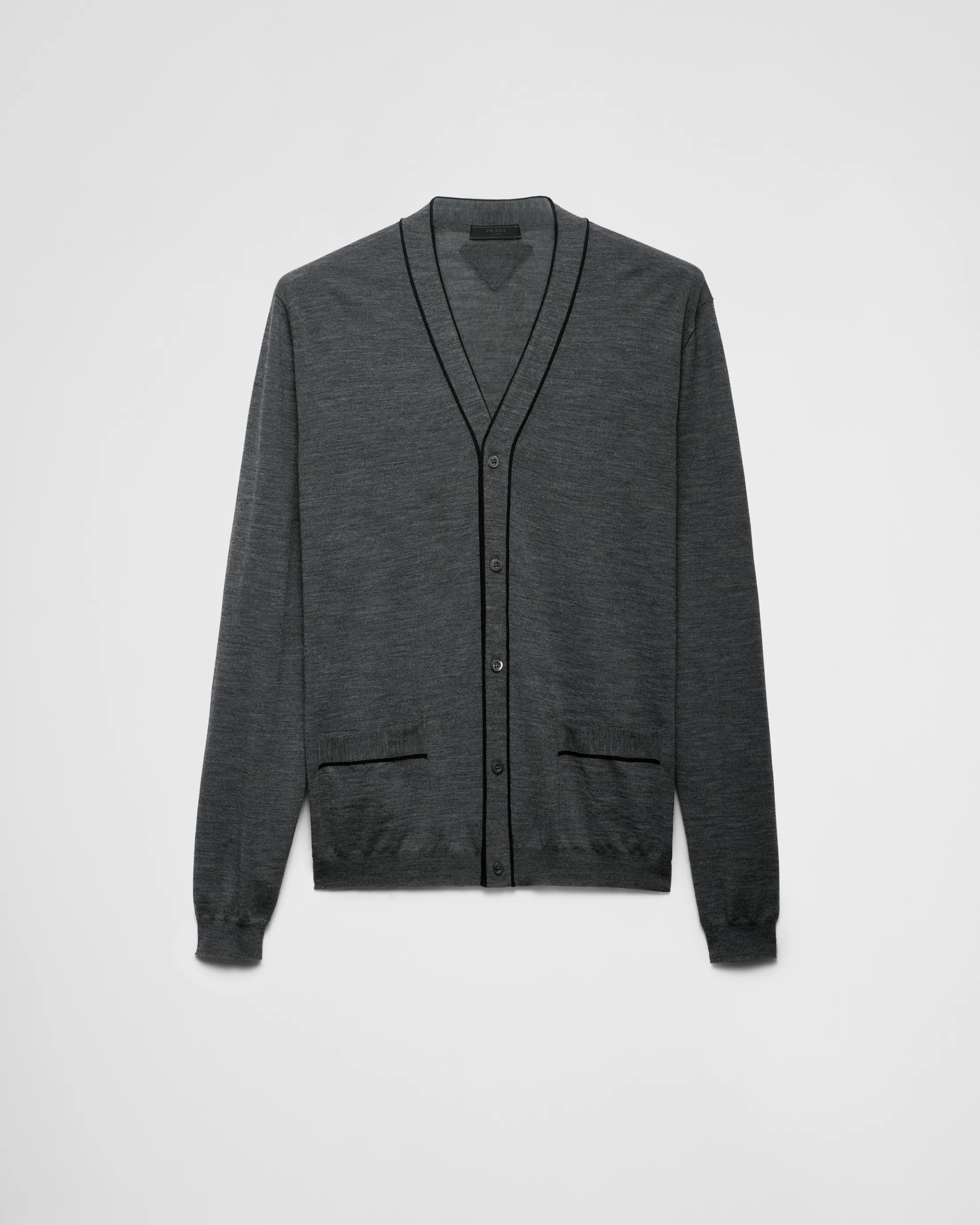 Prada Wool cardigan Slategray Outlet