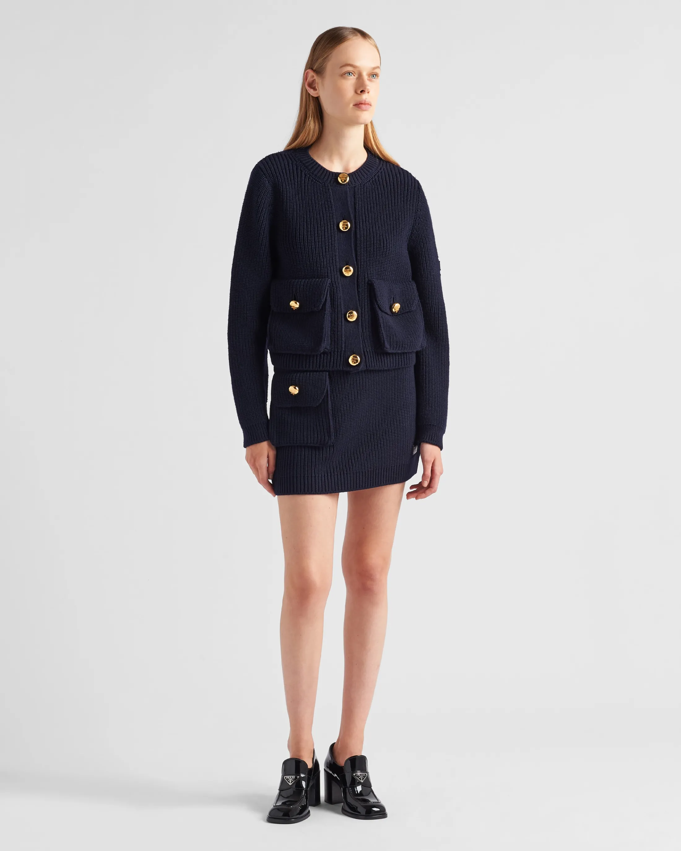 Prada Wool miniskirt Navy Store