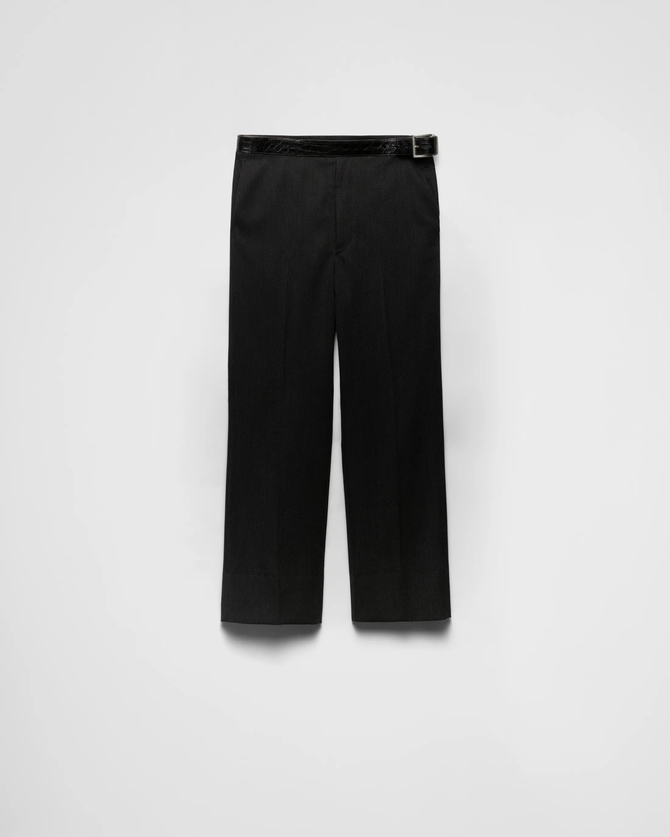 Prada Wool pants Blue/rust Cheap