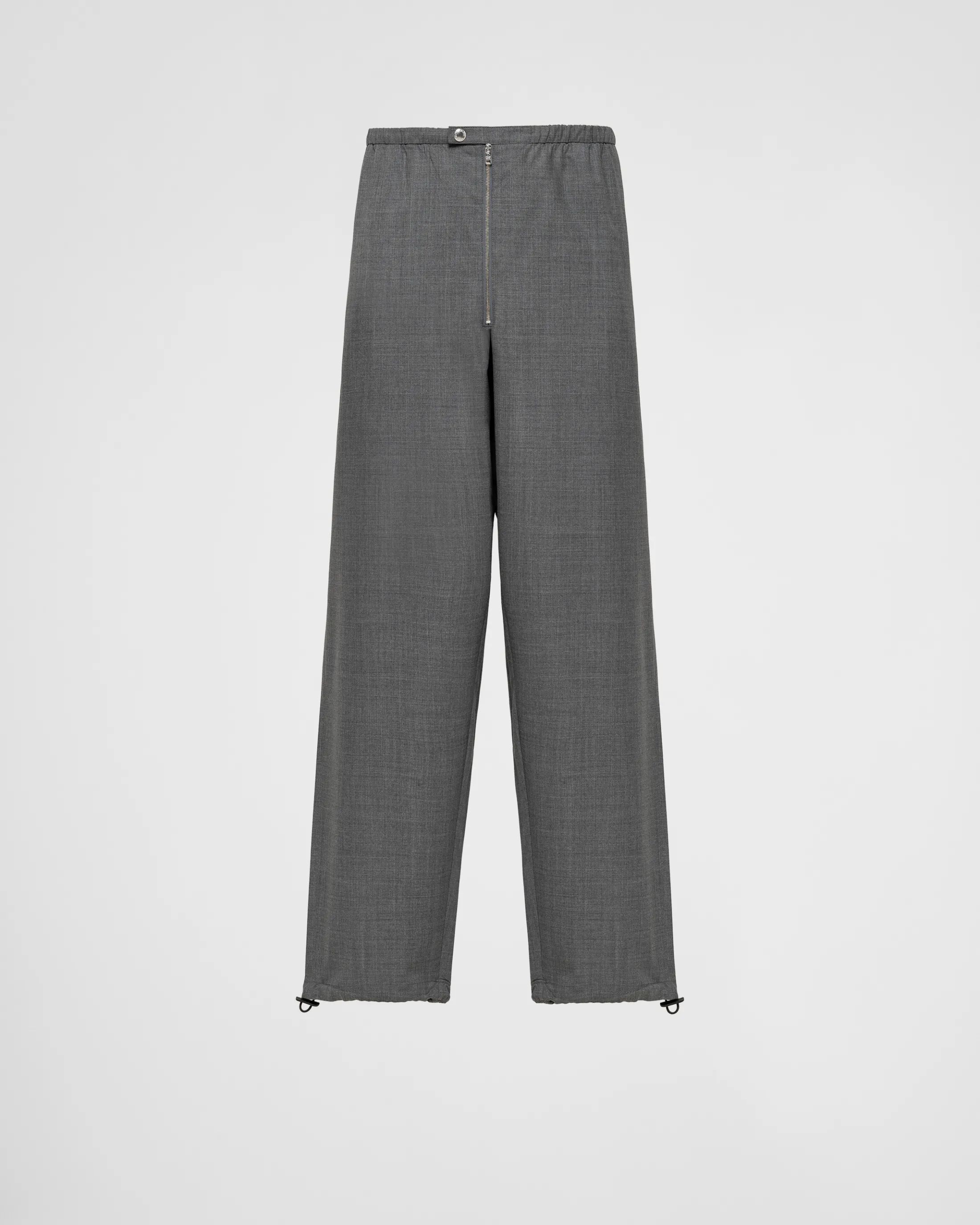 Prada Wool pants Grey Discount