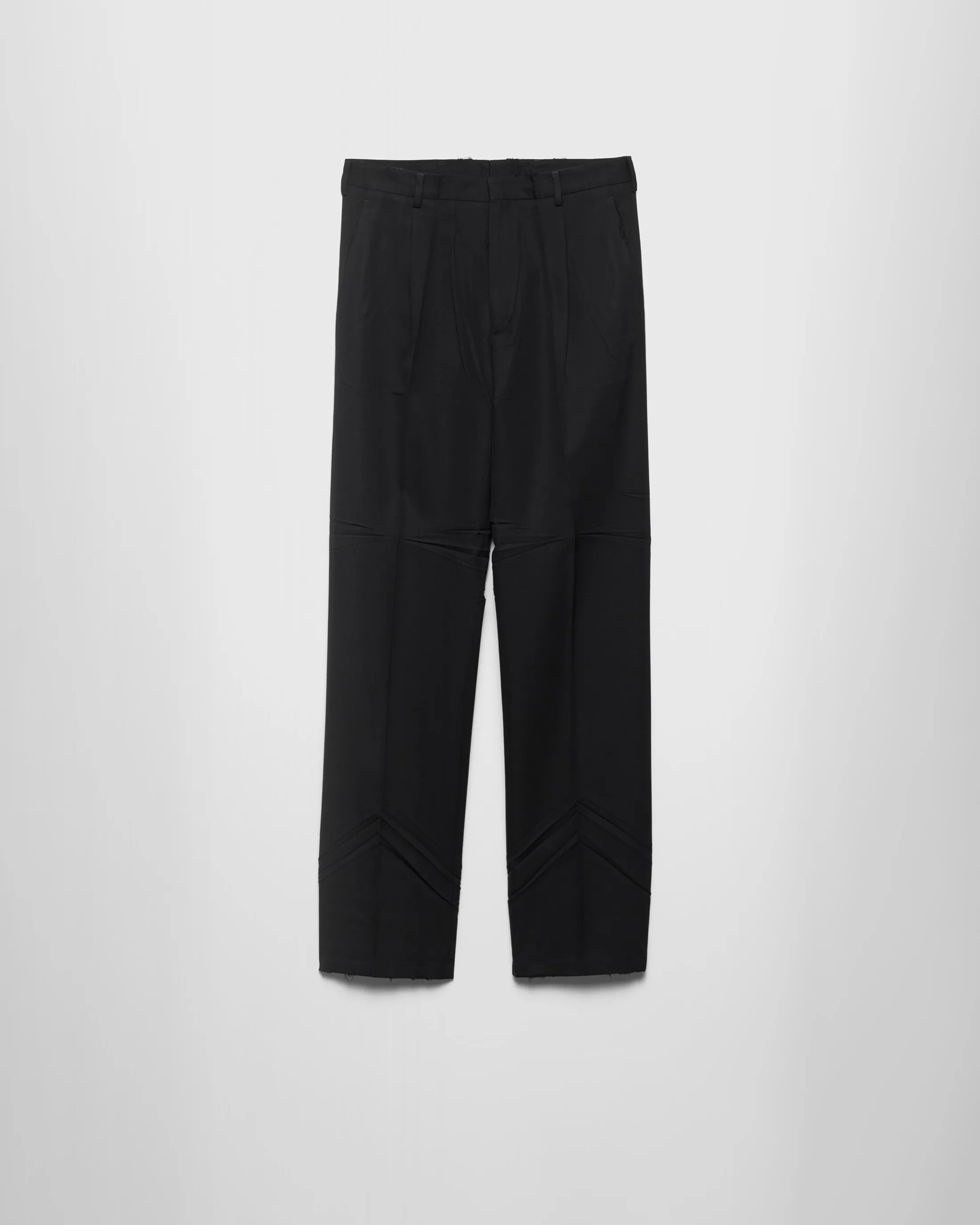 Prada Wool pants Black Best Sale