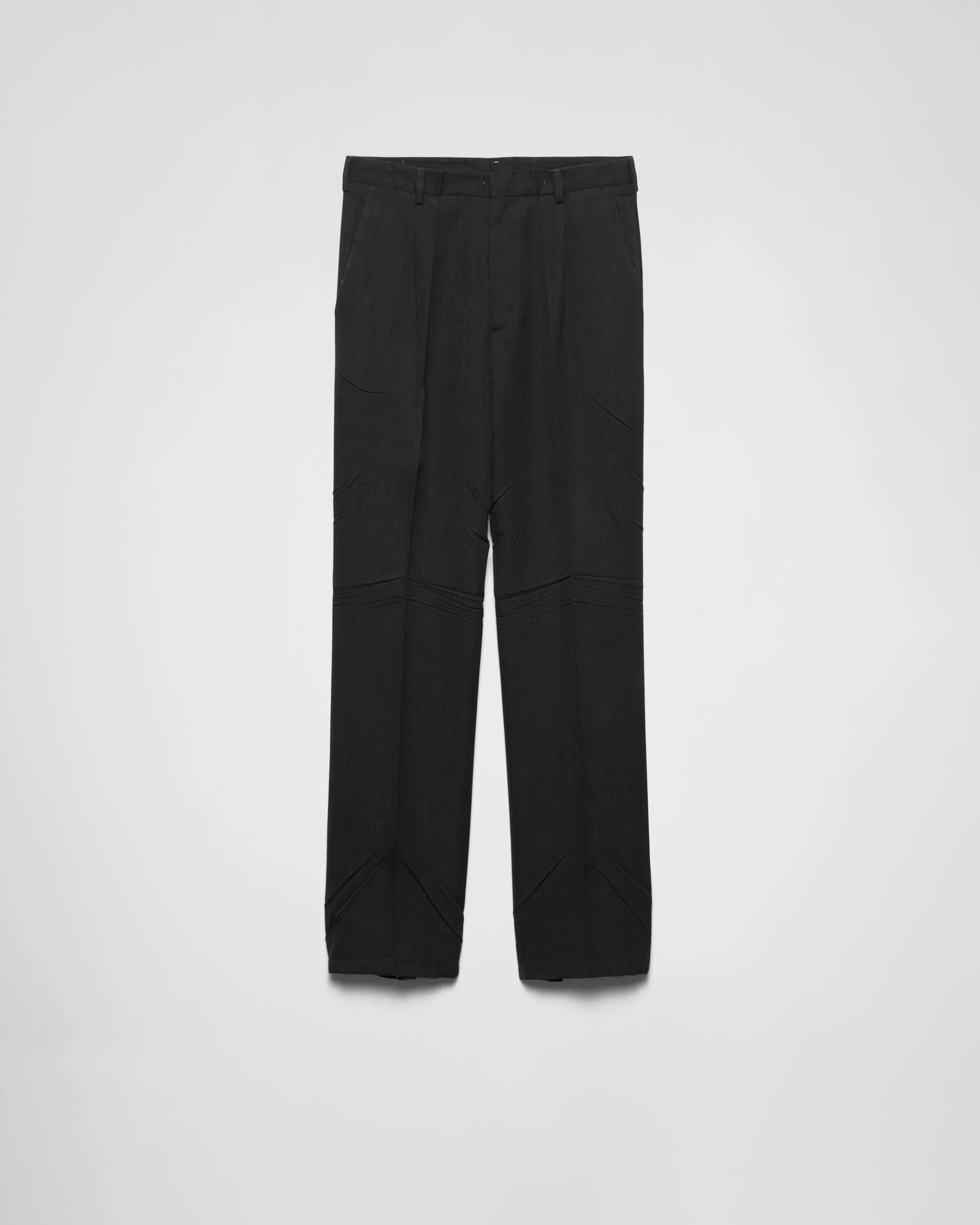 Prada Wool pants Navy Cheap