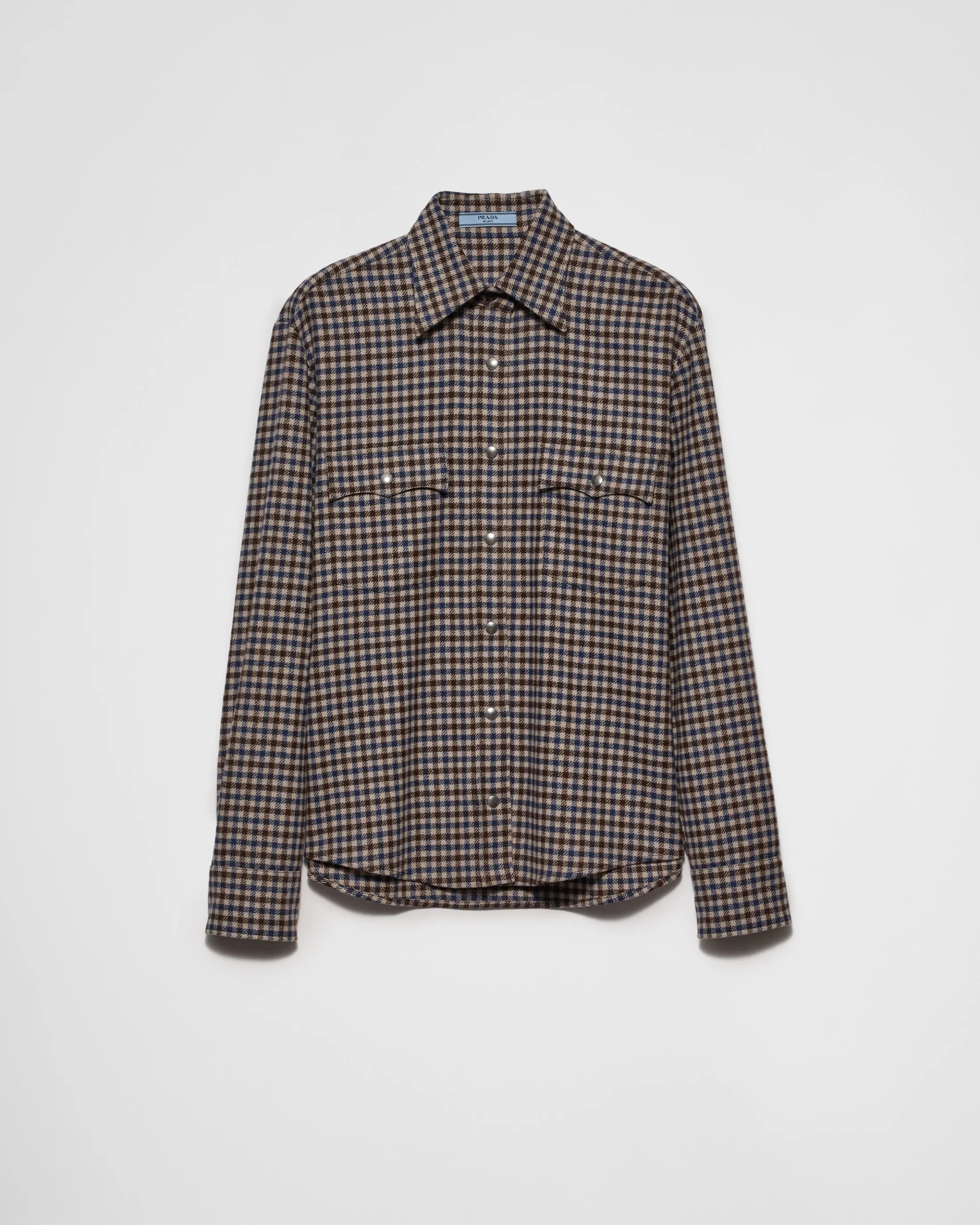 Prada Wool shirt Ebony Clearance