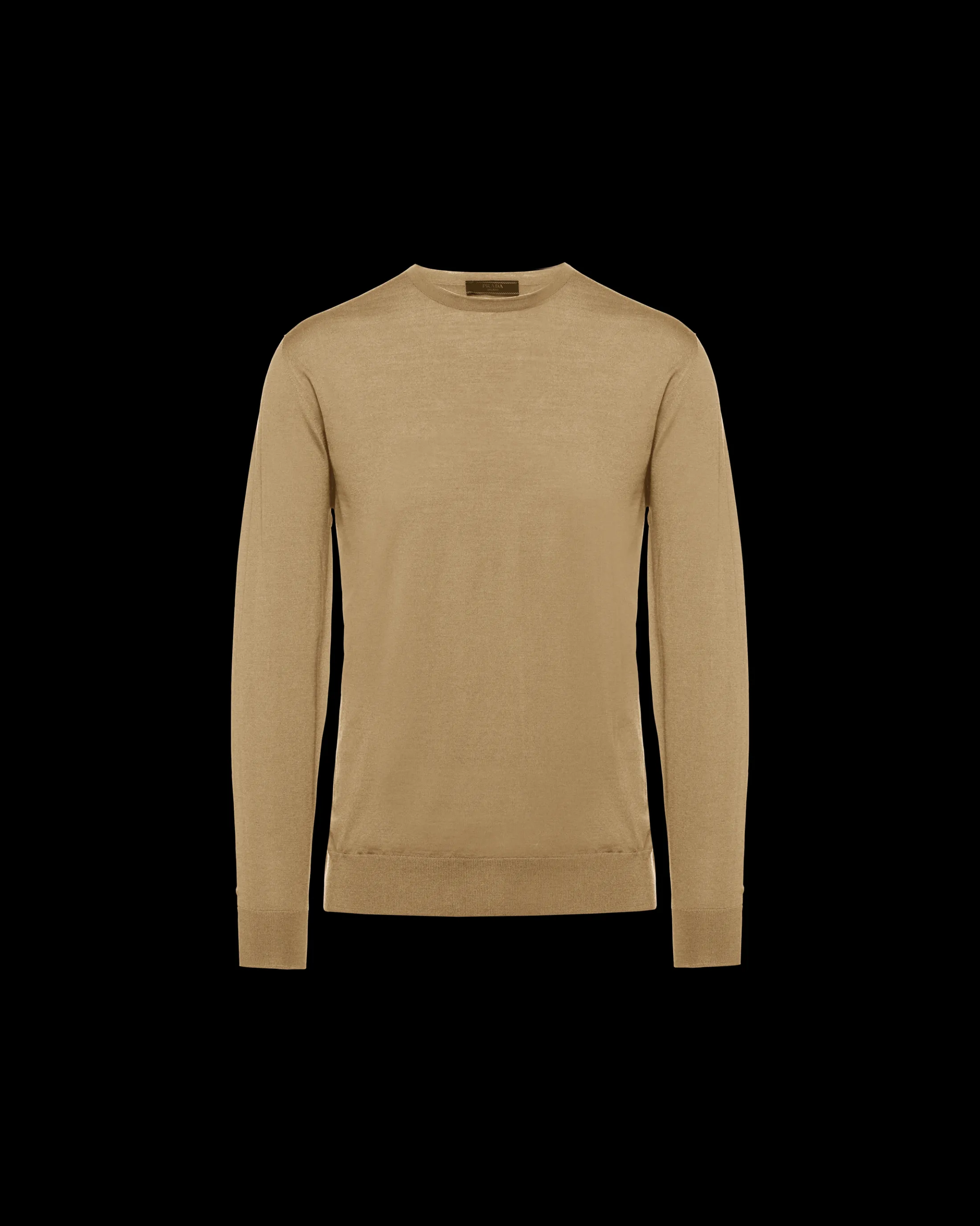 Prada Wool Sweater Camelbrown Clearance